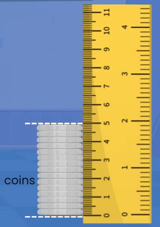 measure thickness of coins with app|how to measure thickness.